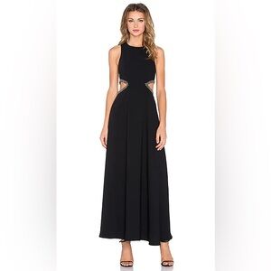 LOVERS + FRIENDS Penthouse Maxi Dress in Black S